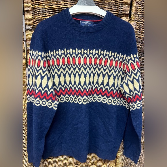Vineyard Vines Other - Vineyard Vines- Men’s Heritage Fair Isles Merino Wool, Size: Large, Pre-Owned‎